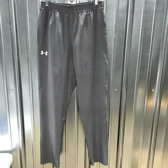 Under Armour Heat Gear Track Pants Gray Medium - Picture 1 of 7